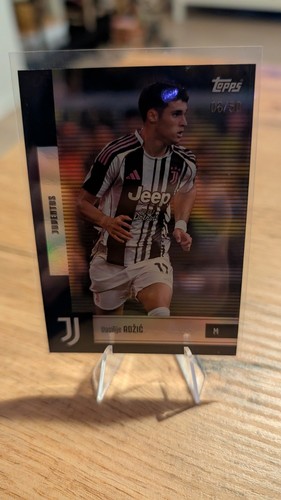 25/26 Topps Juventus Team Set Vasilije Adzic Gold /50