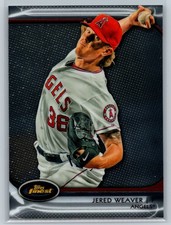 Jered Weaver 2012 Finest #28 Los Angeles Angels