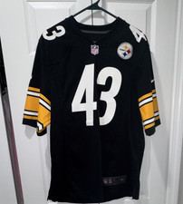 Nike Pittsburgh Steelers Troy Polamalu #43 NFL Jersey Black Medium