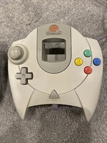 SEGA Dreamcast Console - White w/Two Controllers, Memory Card, Cables