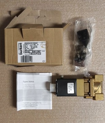 Bürkert Servogesteuertes Ventil 134433 5282 230 V/AC G 1/2 Muffe Nennweite (D...