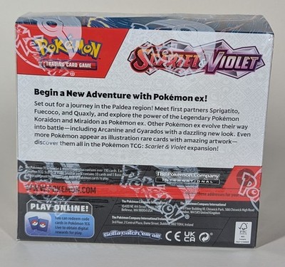 pokemon scarlet violet base booster box Scarlet & Violet Base Pokemon Sealed Case [6 Booster Boxes/Case] main image 0