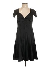 Prada Women Black Cocktail Dress 46 italian