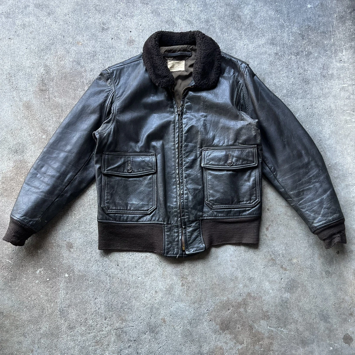 Navy G1 Flight Jacket In Vintage Outerwear Coats & Jackets For Men