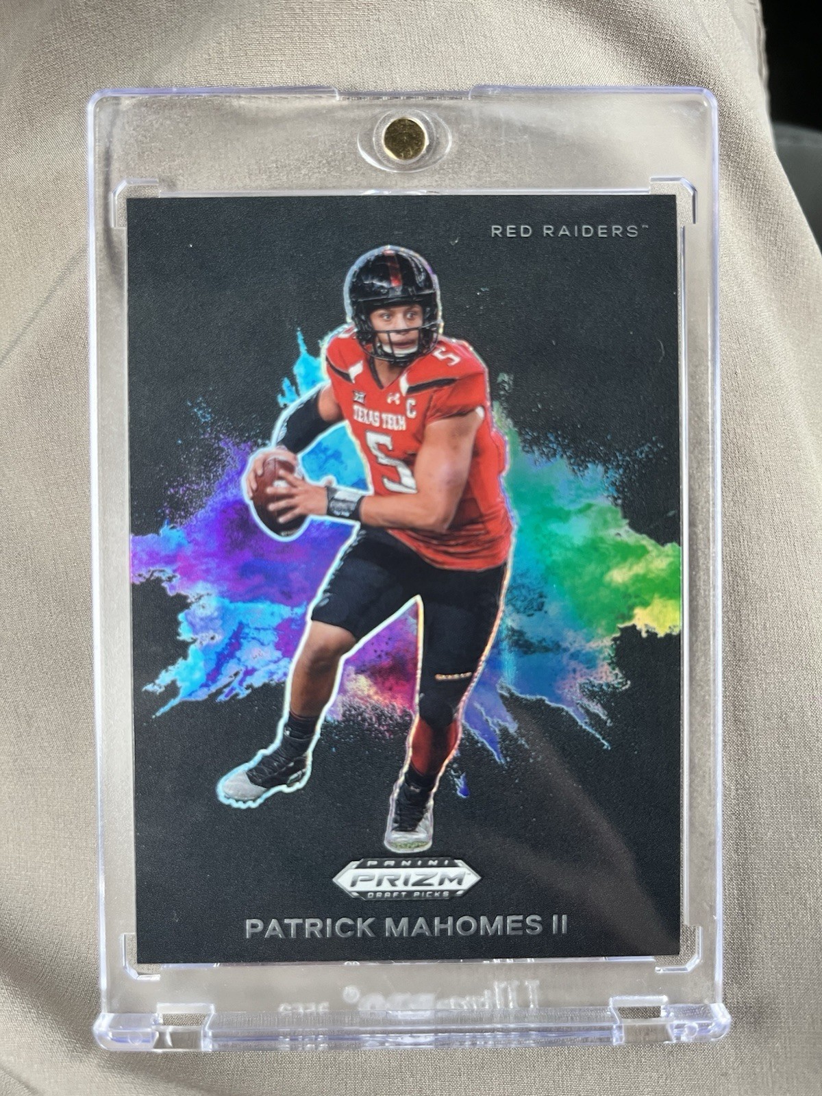 2024 Panini Prizm Draft Picks - Black Color Blast Patrick Mahomes II #CB-29