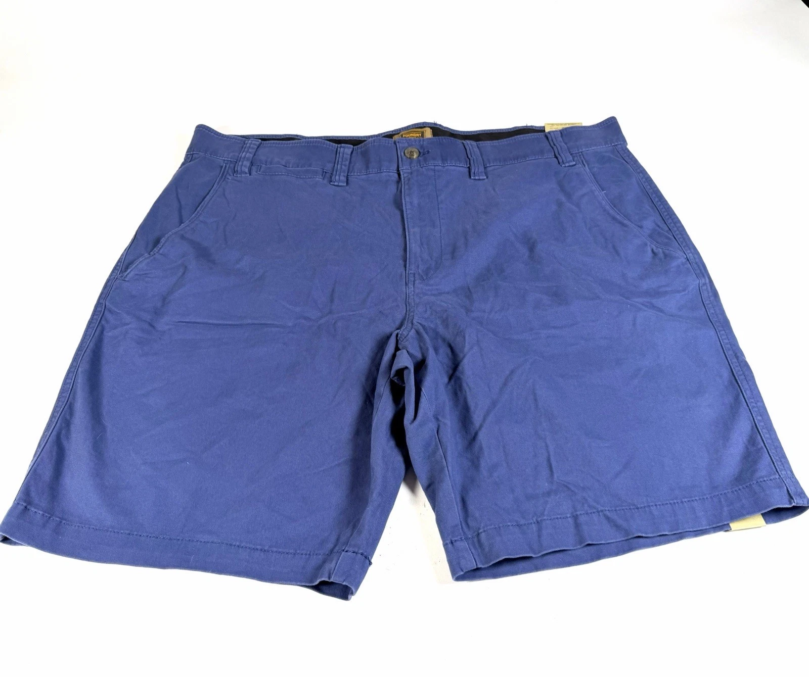 NEW The Foundry Big & Tall Supply Co. Chino Shorts Potomac Blue Men's 46 - NWT