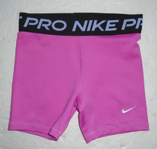 Nike Pro Dri-Fit Pink Workout Dance Gym Shorts Girls Large