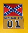 FABRIC PATCH: GENERAL LEE 01, HEIGHT 10 CM, GOOD CONDITION SEE PHOTO. FOR EVERYTHING