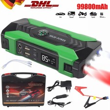 99800mAh Auto KFZ Starthilfe Jump Starter Ladegerät 12V Booster Powerbank LED 99800mAh Auto KFZ Starthilfe Jump Starter Ladegerät 12V Booster Powerbank LED