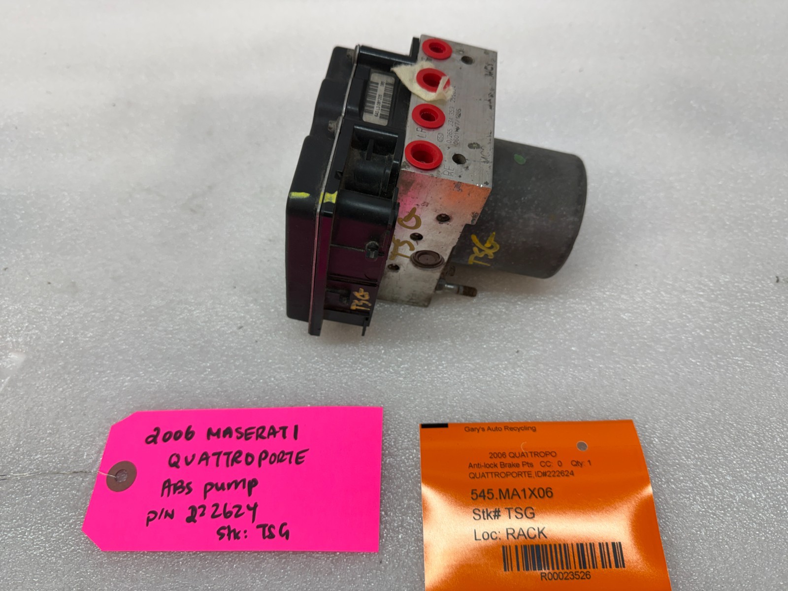 06 MASERATI QUATTROPORTE M139 OEM ABS BRAKE PUMP MODULE ASSEMBLY 222624