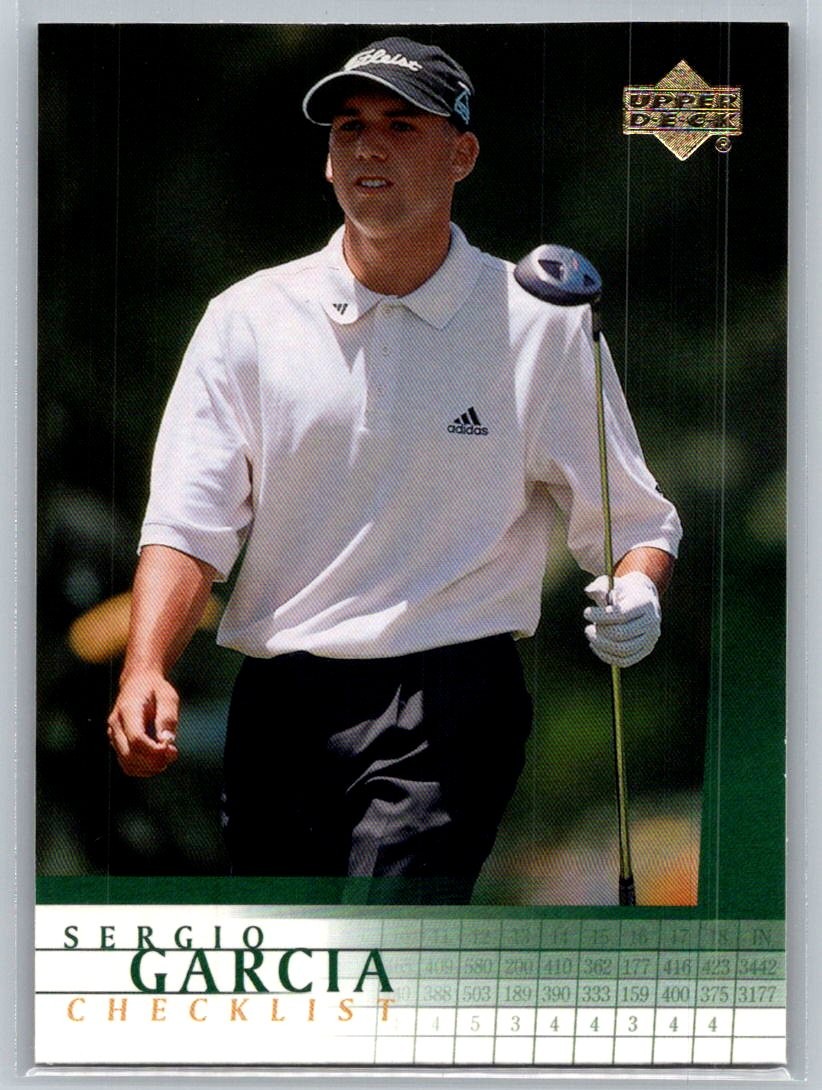 💎2001 Upper Deck Golf #197 Sergio Garcia 💎
