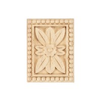 Holzapplikationen 8 X 6 Cm Massivholz Unbemalt