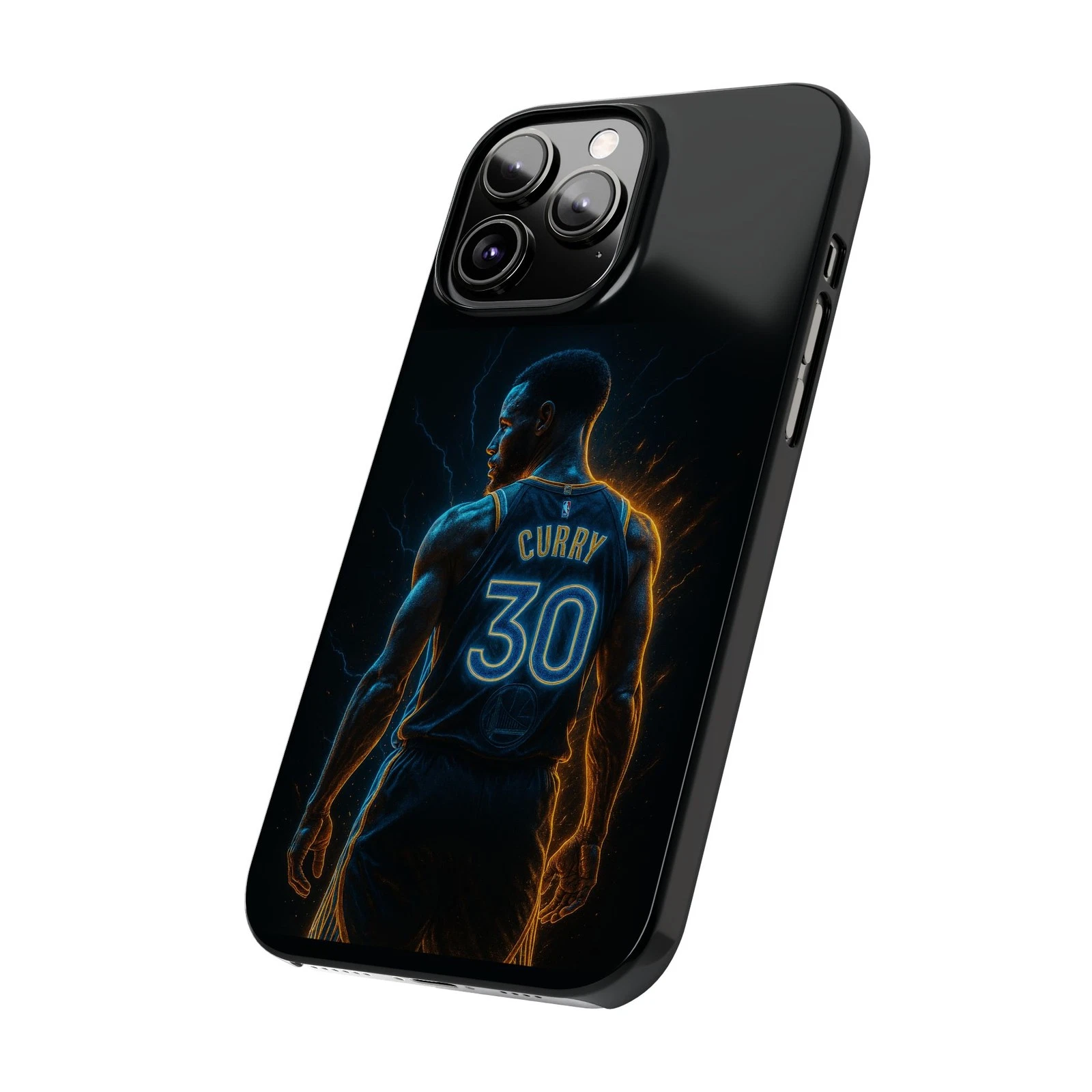 Stephen Curry Basketball iPhone Case, NBA Mobile Cover, Golden State Warriors