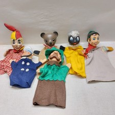 Kasperletheater 1970er Jahre,   6 Handpuppen