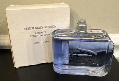 Lacoste ESSENTIAL SPORT 4.2 oz Eau De Toilette Spray Unused Tester NEW!