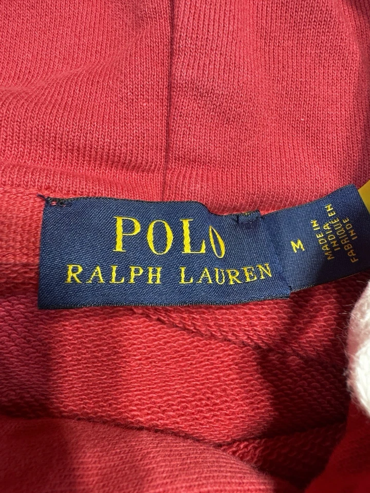 Polo Ralph Lauren Mujer Magenta Talla M Sudadera con Capucha Edición Limitada Orgullo Polo Pony Foto 3 de 4