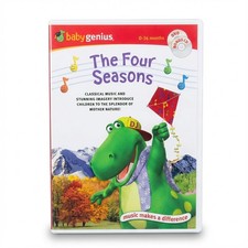 Baby Genius The Four Seasons DVD  Bonus CD Music Kids Learning Bin Deal