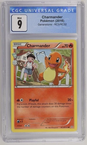 Charmander RC3-32 Generations: Radiant Collection CGC 9