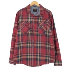 Pme Legend Mens Shirt Plaid Cotton Button Up Casual Everyday Xs0 Size XL