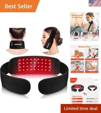 Adjustable Red Light Belt with Timer - Hands-free Infrared Wrap for Pain Relief