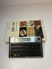 Calcolatrice HP Hewlett Packard 15c vintage testata 1985 e manuale proprietario funzionante