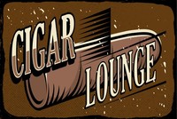 Blechschild 30X40 Cm Cigar Lounge Braunes Deko Schild Deko Geschenk Schild
