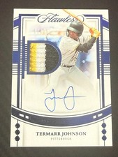 2023 Flawless #DPA-TJ Termarr Johnson 3-clr jersey auto #-15