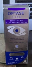 OPTASE LIFE Sensitive Eye Daily Renewal Cream  Hydrating Eye Cream for Skin 15ml