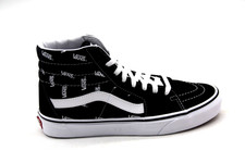 VANS SK8-HI VANS BLACK/TRUE WHITE SKATEBOARD SHOE UNISEX