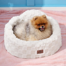 Cloud Dog Bed for Small Dogs  Cats, Washable Pet Bed with Orthopedic Foam and R