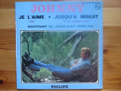 Johnny Hallyday ★ Je L'aime - EP ★ Philips 437.191 BE ★ orig. Press. FR 66  ★ NM - Bild 1 von 4