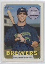 2018 Topps Heritage Minor League Edition Real One Tristen Lutz #ROA-TL Auto 0c6
