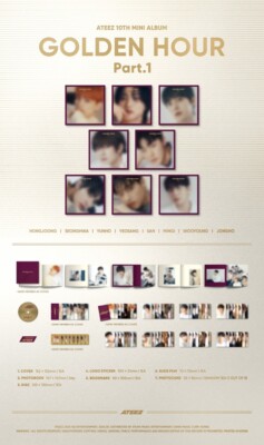 (CD)ATEEZ GOLDEN HOUR : Part.1 (Digipak VER.)（韓国盤）／ATEEZ ATEEZ, ATEEZ, ATEEZ - ATEEZ GOLDEN HOUR : PART.1 10th Mini
