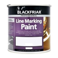 Blackfriar Heavy Duty Road Line Marking Paint White - 1 Litre