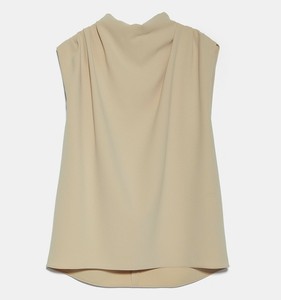 zara high neck top