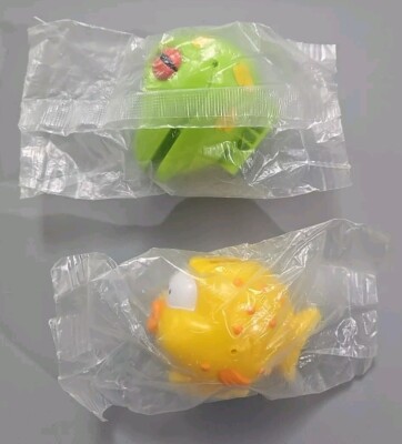 Kellogg's 2005 Maxx Dinosaur Lizard + Pufferfish Multi-color Toy Premiums