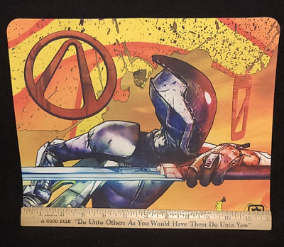 Borderlands Zero Mouse Pad Gaming Mat Loot Crate 10'' x 12''