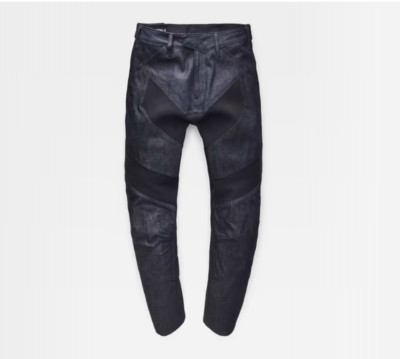 G-Star GSRR MOTAC-X 3D TAPERED RL Black Evolt Raw Research Denim Size W32 L32