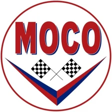 MOCO Gasoline of Canada NEW Sign 28" Dia. Round AMERICAN STEEL