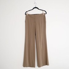 Escada Size 36 US S Talisa Trouser 'Antique Gold' Tan Wide Leg Pants
