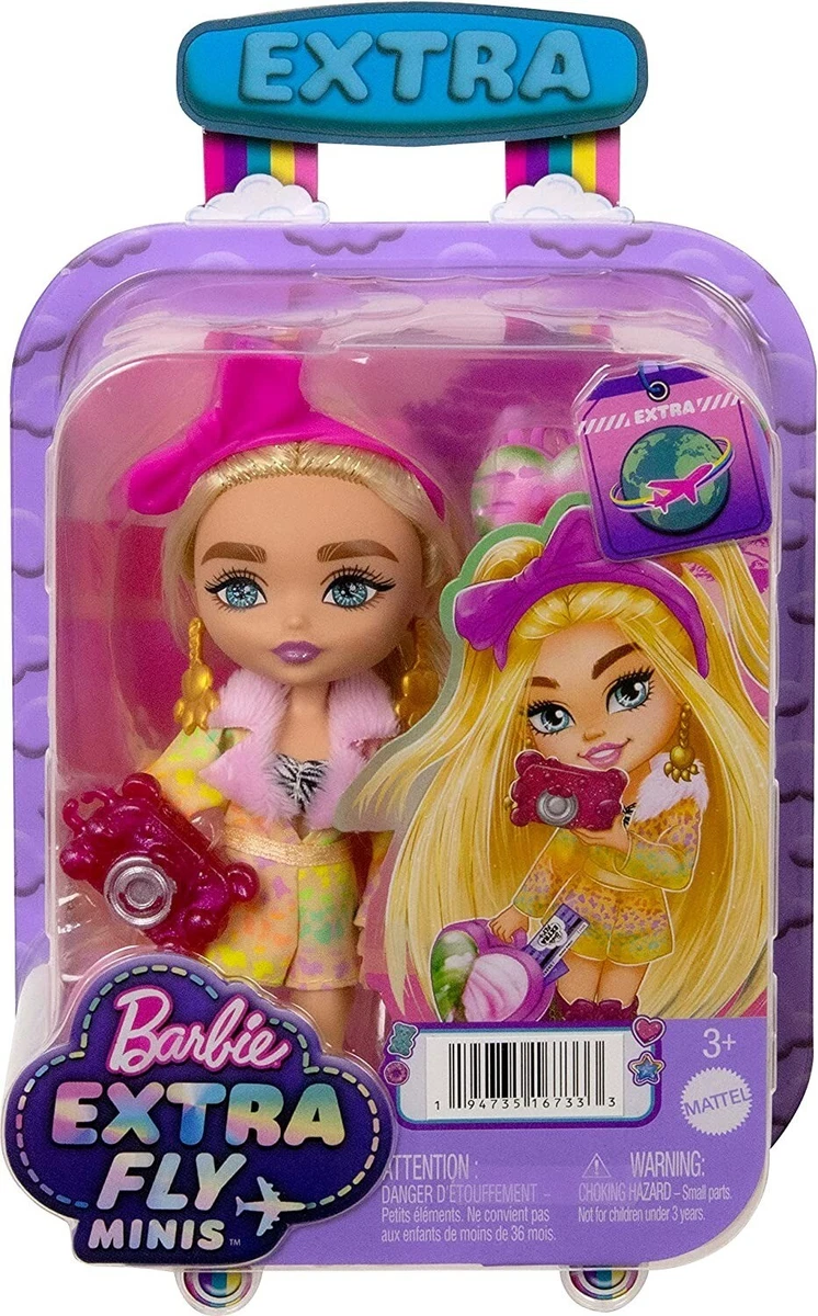 Barbie Extra Fly Minis Travel Doll with Safari Fashion, Barbie Extra Fly  2023