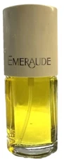 coty emeraude 0.80oz cologne purse spray scuffed exterior