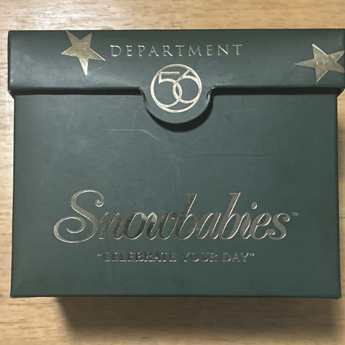 VTG Department 56 Snowbabies "Celebrate Your Day" Figure 56.69379 - NEW IN BOX