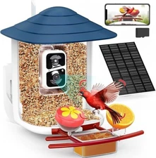 birdsnap® AI Smart Bird Feeder 2K Camera, 32G SD Card. Bird Watching/Watcher WOW