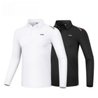 Men's Golf Long Sleeved T-shirt Winter Polo Shirt Golf Wear for Men Clothing