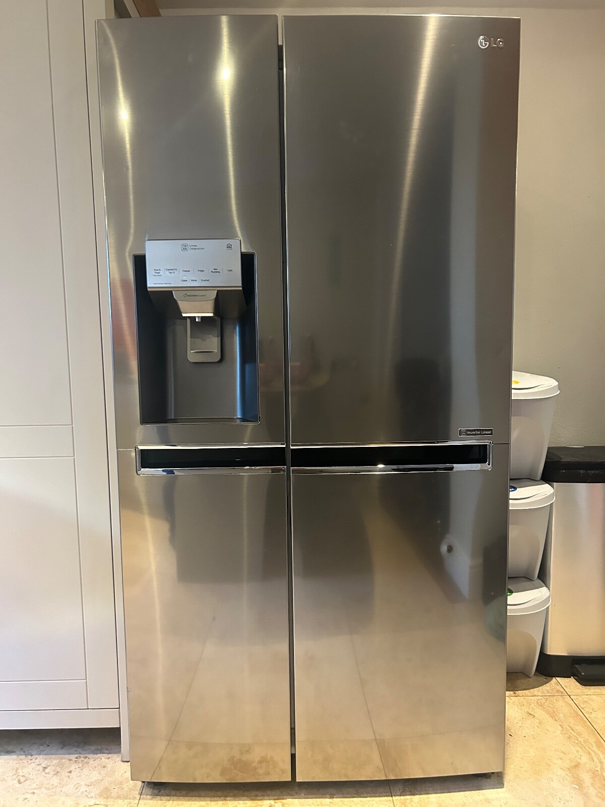 LG American Style Fridge Freezer, 601L, LG GSL961PZBV eBay