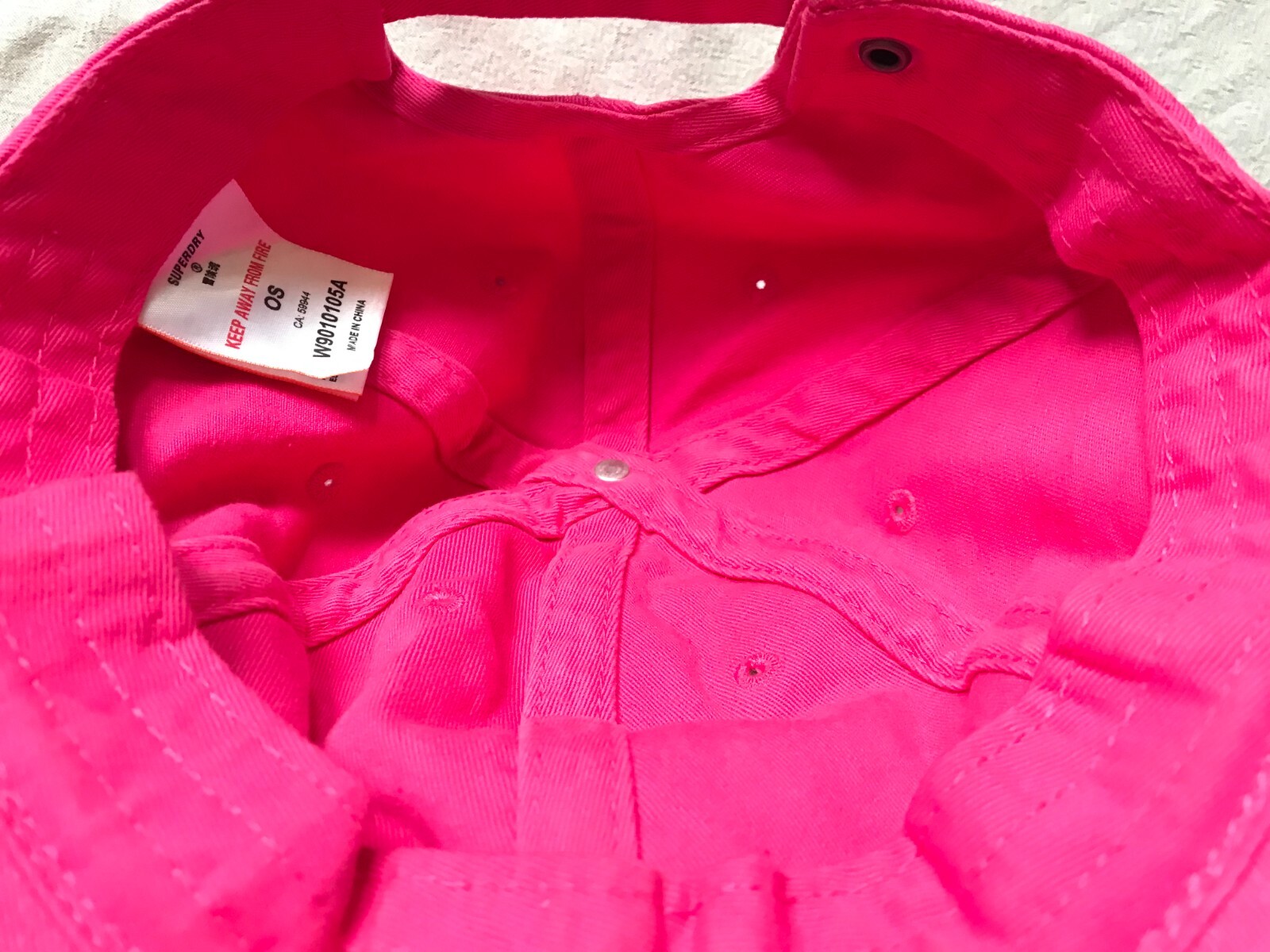 SUPERDRY  BASEBALL ADJUSTABLE HAT CAP CLASSIC PIN… - image 10