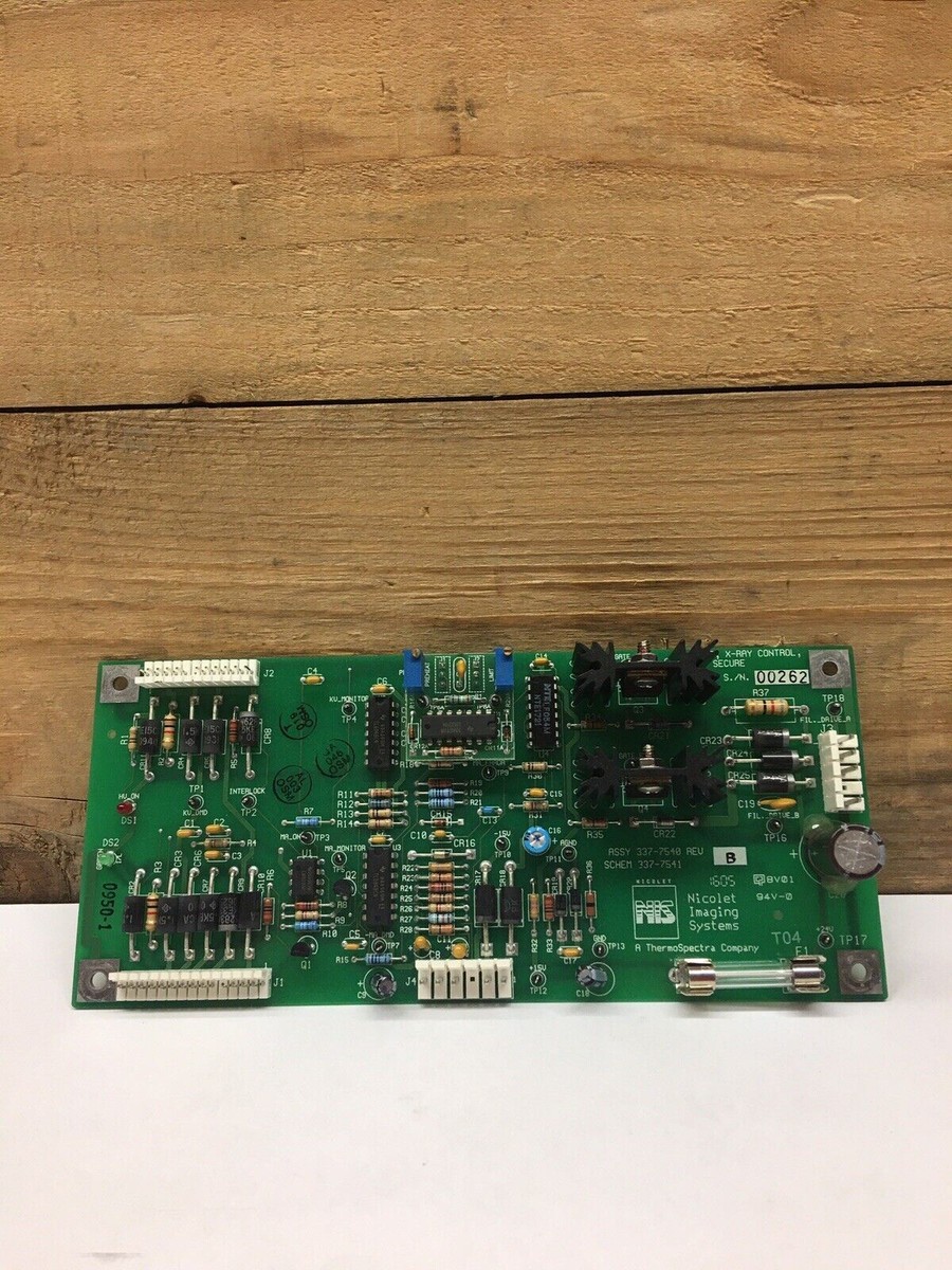 Rapiscan Secure PCBA X-Ray Control Card 337-7540 Nicolet Imaging