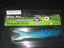 High Percentage Salmon Trolling-#2 Bite My Herring Artificial Strips 12 choices