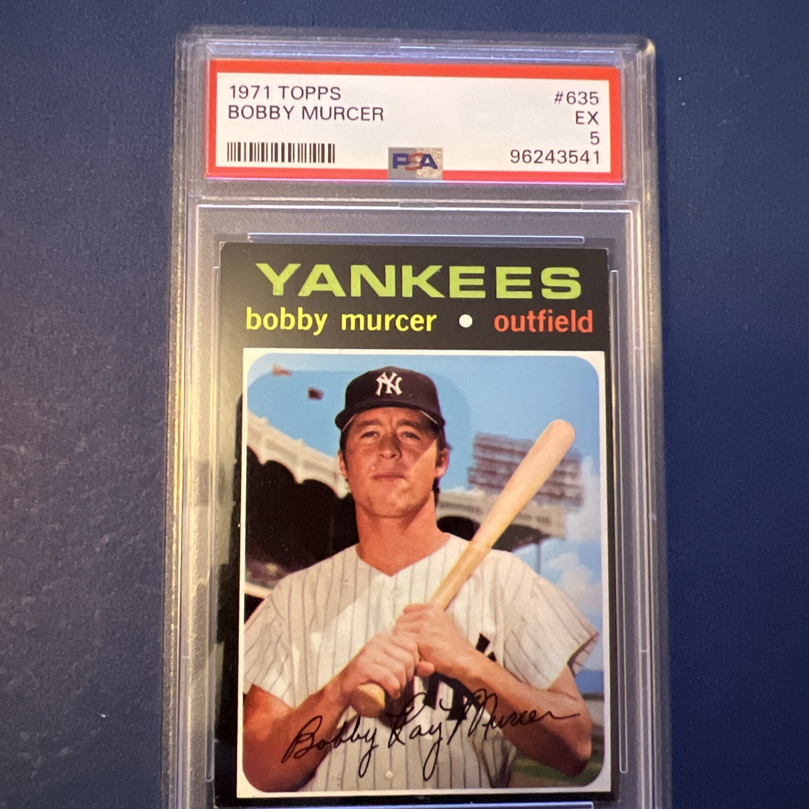 1971 Topps Bobby Murcer #635 PSA 5 EX